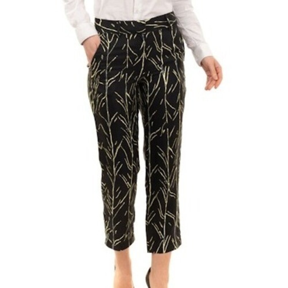 Proenza Schouler Silk Chic Cropped Pants Career Casual Size 6
